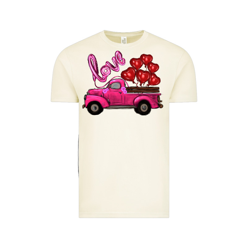 Valentine's Day Turck With Balloons Vintage Tee by RanaPortraitStore | Teevron