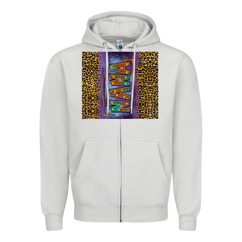 Leopard Nana Zipper Hoodie by FaDigitalArtStudio | Teevron