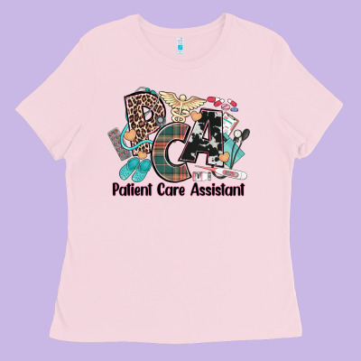 Pca Patient Care Assistant Western Ladies Tee Designed By Nancycooperartshop