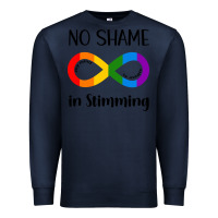 Navy no Shame Stimming Premium Sweatshirt - CowhideDigitalArt
