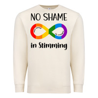 Sandshell no Shame Stimming Premium Sweatshirt - CowhideDigitalArt