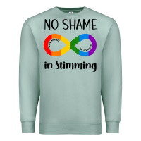 Seafoam no Shame Stimming Premium Sweatshirt - CowhideDigitalArt