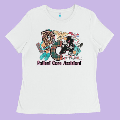 Pca Patient Care Assistant Western Ladies Tee Designed By Nancycooperartshop