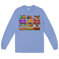 Colony Blue Hallothanksmas trucks Long Sleeve Tee - texasbilliewilder