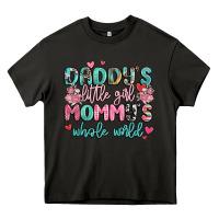 Asphalt daddy's little girl mommy's whole world Heavy Core Tee - MaliasSmallBusiness