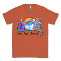 Copper peace love unicorn Classic Tee - LillyAllenDesigns