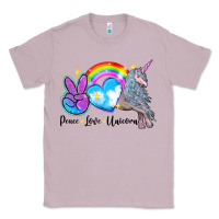 Lilac peace love unicorn Classic Tee - LillyAllenDesigns
