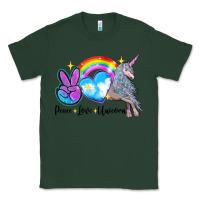 Sports Green peace love unicorn Classic Tee - LillyAllenDesigns