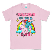 Bubblegum Pink unicorns are born in april Classic Tee - Jasminsmagicworld