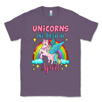 Lavender unicorns are born in april Classic Tee - Jasminsmagicworld