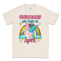 Natural unicorns are born in april Classic Tee - Jasminsmagicworld