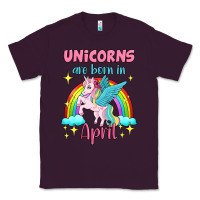 Plum unicorns are born in april Classic Tee - Jasminsmagicworld