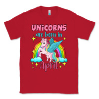 Red unicorns are born in april Classic Tee - Jasminsmagicworld