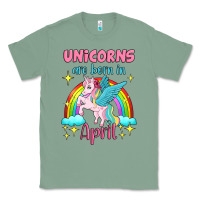 Sage unicorns are born in april Classic Tee - Jasminsmagicworld
