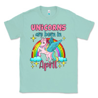 Seafoam unicorns are born in april Classic Tee - Jasminsmagicworld
