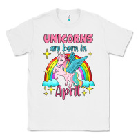 White unicorns are born in april Classic Tee - Jasminsmagicworld