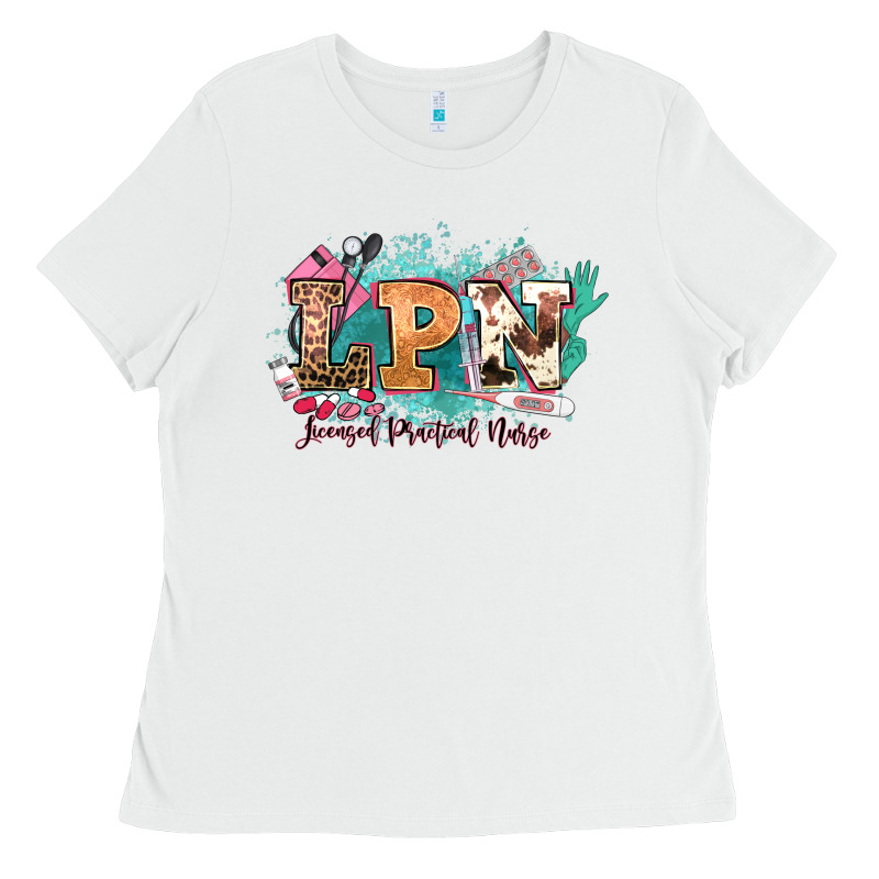 Lpn Licensed Practical Nurse Western Ladies Tee by NancyCooperArtShop | Teevron