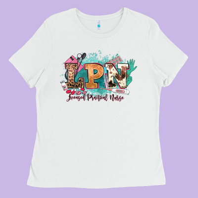 Lpn Licensed Practical Nurse Western Ladies Tee Designed By Nancycooperartshop