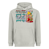 Moon Dust Coffee Gives Me Teacher Powers Heavyweight Hoodie - CowhideDigitalArt