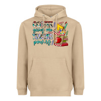 Mushroom Coffee Gives Me Teacher Powers Heavyweight Hoodie - CowhideDigitalArt
