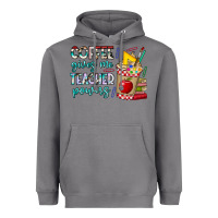 Storm Coffee Gives Me Teacher Powers Heavyweight Hoodie - CowhideDigitalArt