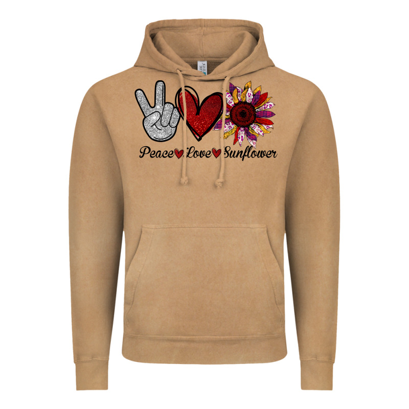 Peace Love Sunflower Vintage Hoodie by Bettercallsaul | Teevron