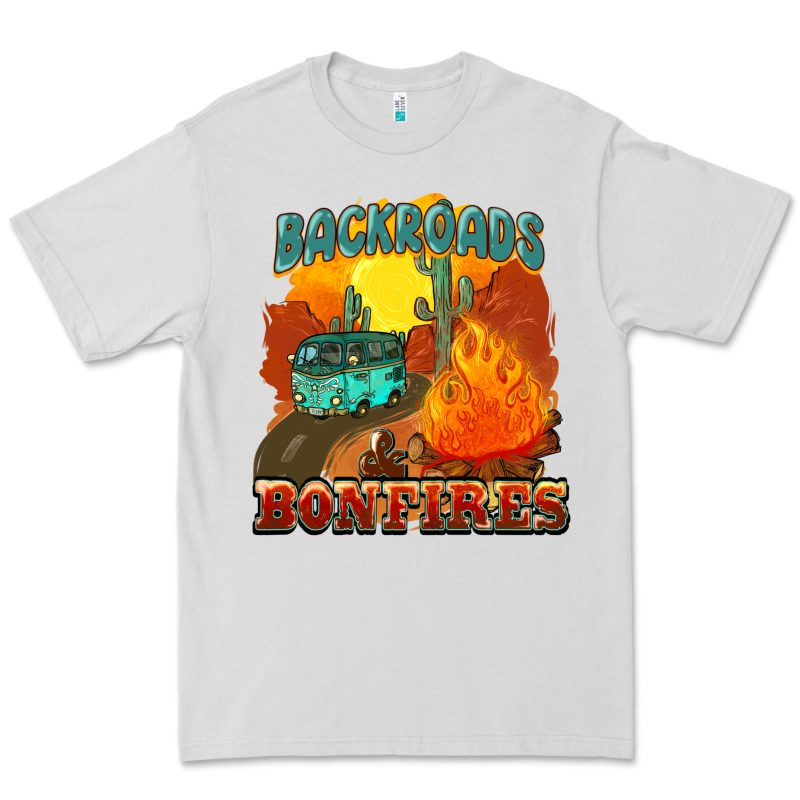 Backroads And Bonfire Premium Tee by NancyCooperArtShop | Teevron