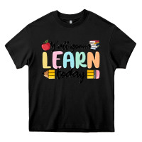 Black y'all gonna learn today Heavy Core Tee - MaliasSmallBusiness