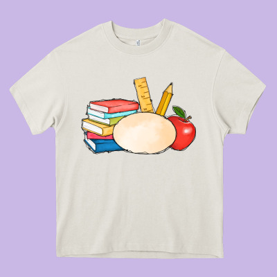 Back To School Custom Heavy Core Tee Designed By Adodesignshop