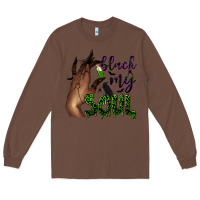 Chestnut Black my soul Long Sleeve Tee - NancyCooperArtShop