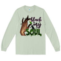 Matcha Black my soul Long Sleeve Tee - NancyCooperArtShop