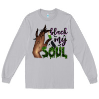Moon Dust Black my soul Long Sleeve Tee - NancyCooperArtShop