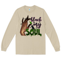 Mushroom Black my soul Long Sleeve Tee - NancyCooperArtShop