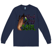 Navy Black my soul Long Sleeve Tee - NancyCooperArtShop