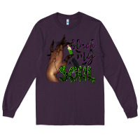 Plum Black my soul Long Sleeve Tee - NancyCooperArtShop