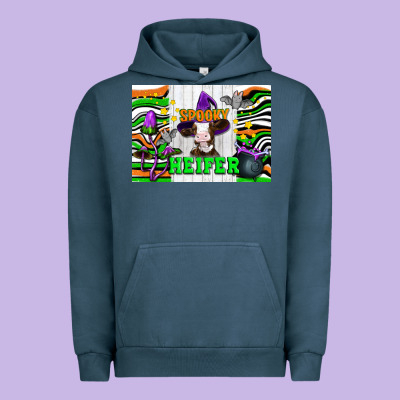 Spooky Heifer Urban Hoodie Designed By Artiststas