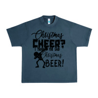 Midnight Navy Christmas Cheer I Thought You Said Christmas Beer Urban Heavy Tee - Bettercallsaul