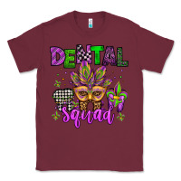 Burgundy dental squad mardi gras teeth Classic Tee - Jasminsmagicworld