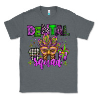 Charcoal Heather dental squad mardi gras teeth Classic Tee - Jasminsmagicworld
