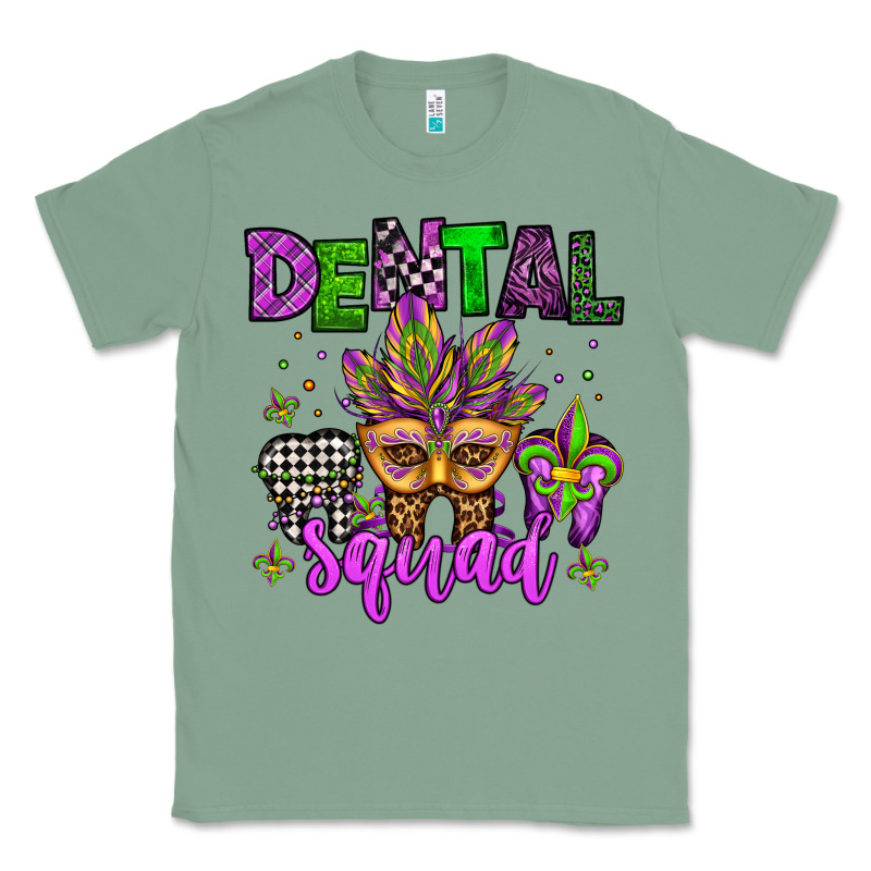 Dental Squad Mardi Gras Teeth Classic Tee by Jasminsmagicworld | Teevron