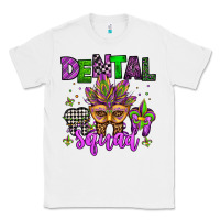 White dental squad mardi gras teeth Classic Tee - Jasminsmagicworld