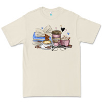 Bone coffee and books Premium Tee - MaliasSmallBusiness