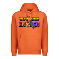 Carrot you are enough Premium Hoodie - FaDigitalArtStudio