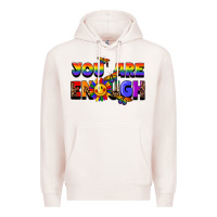Pale Pink you are enough Premium Hoodie - FaDigitalArtStudio