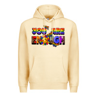 Pina Colada you are enough Premium Hoodie - FaDigitalArtStudio