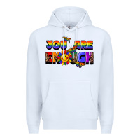 White you are enough Premium Hoodie - FaDigitalArtStudio