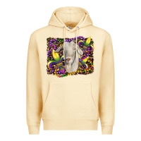 Pina Colada mardi gras goat fleur de lis Premium Hoodie - RanaPortraitStore