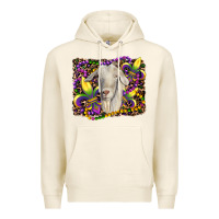 Tofu mardi gras goat fleur de lis Premium Hoodie - RanaPortraitStore