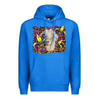 True Royal mardi gras goat fleur de lis Premium Hoodie - RanaPortraitStore