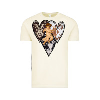 Vintage Arctic Country Cupid Valentine Cowhide Heart Vintage Tee - Bettercallsaul